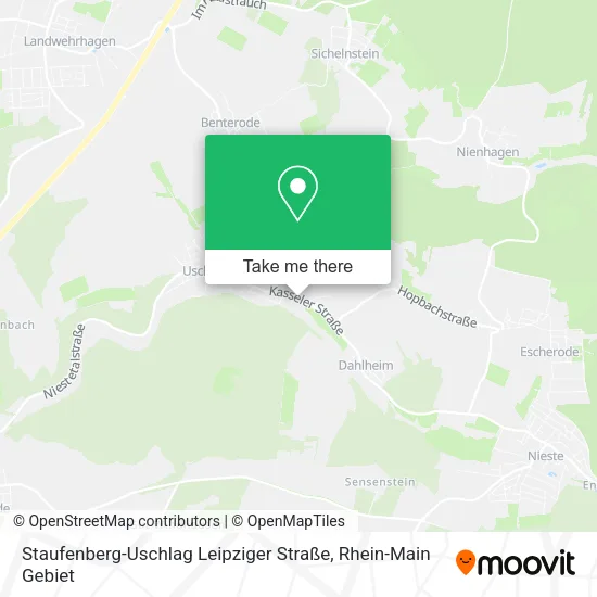 Карта Staufenberg-Uschlag Leipziger Straße