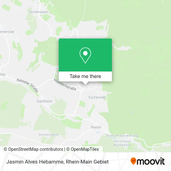 Карта Jasmin Alves Hebamme