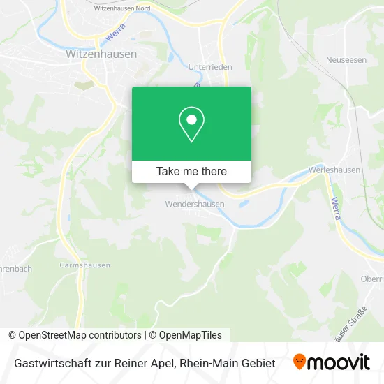 Карта Gastwirtschaft zur Reiner Apel