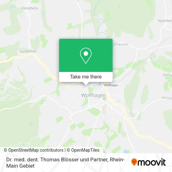 Карта Dr. med. dent. Thomas Blösser und Partner