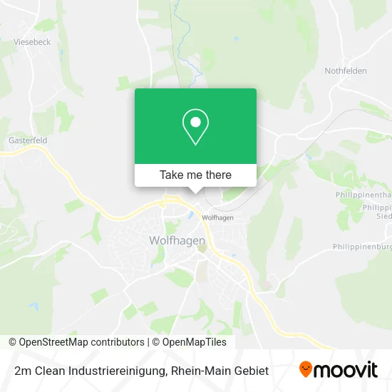 Карта 2m Clean Industriereinigung