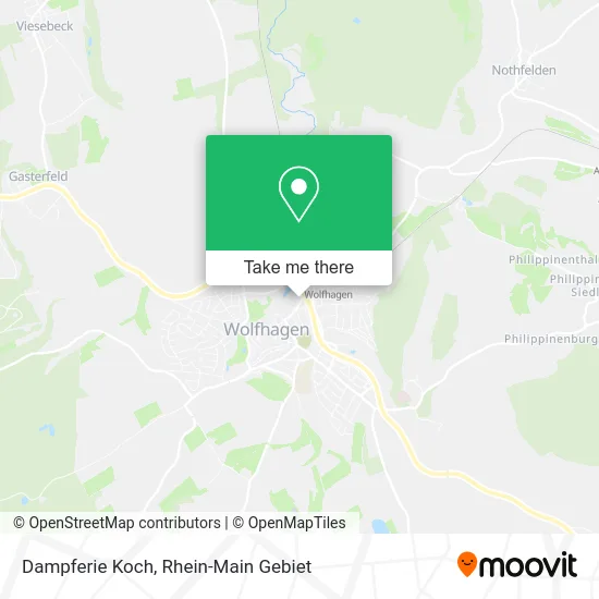 Карта Dampferie Koch