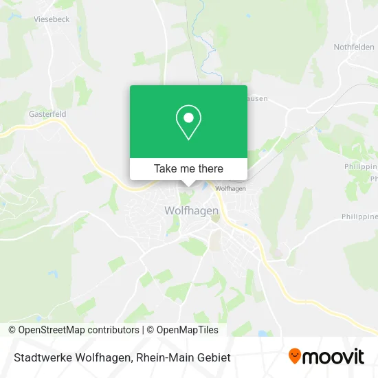 Карта Stadtwerke Wolfhagen