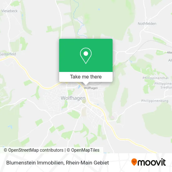 Карта Blumenstein Immobilien