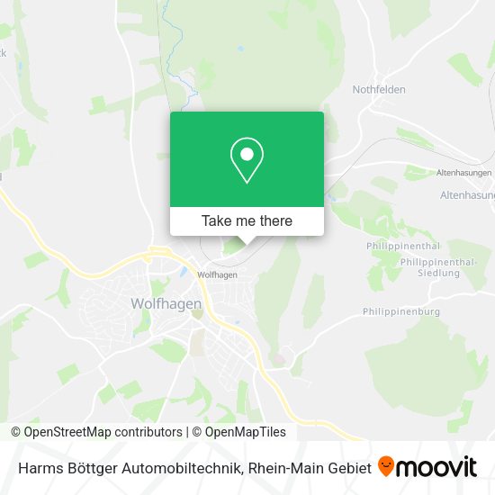Карта Harms Böttger Automobiltechnik