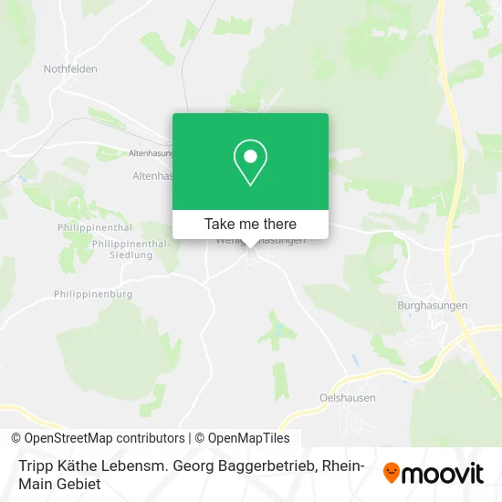 Карта Tripp Käthe Lebensm. Georg Baggerbetrieb