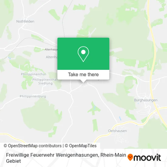 Карта Freiwillige Feuerwehr Wenigenhasungen