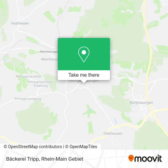 Карта Bäckerei Tripp