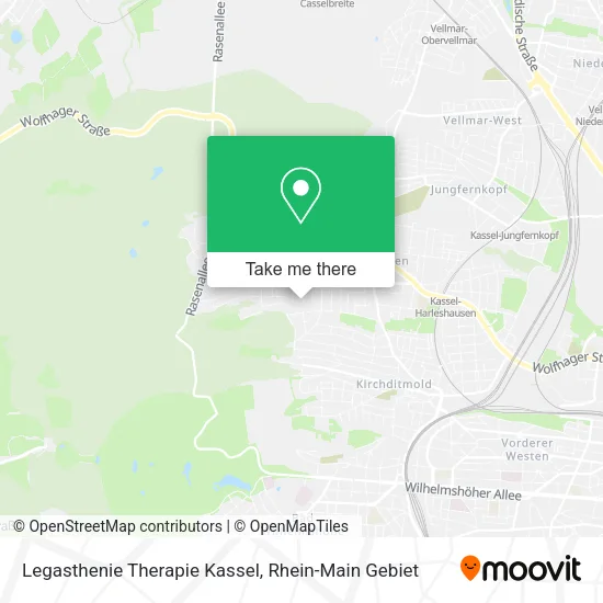 Карта Legasthenie Therapie Kassel