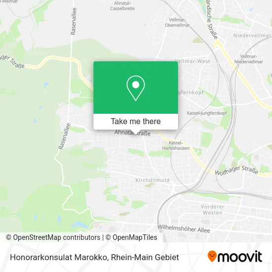 Карта Honorarkonsulat Marokko