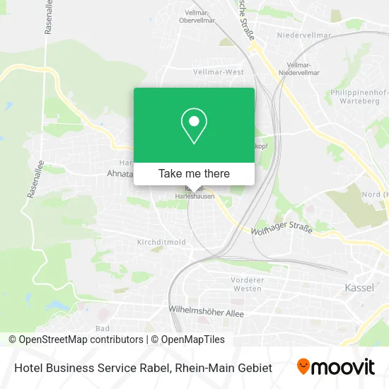 Карта Hotel Business Service Rabel