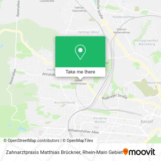 Карта Zahnarztpraxis Matthias Brückner