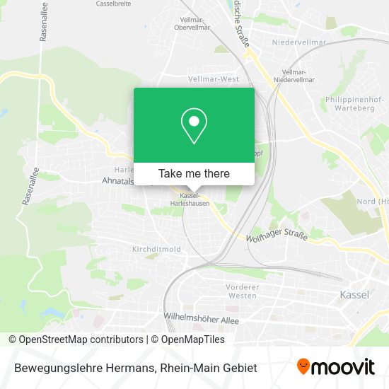 Карта Bewegungslehre Hermans