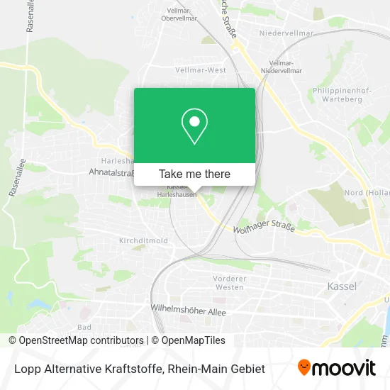 Карта Lopp Alternative Kraftstoffe