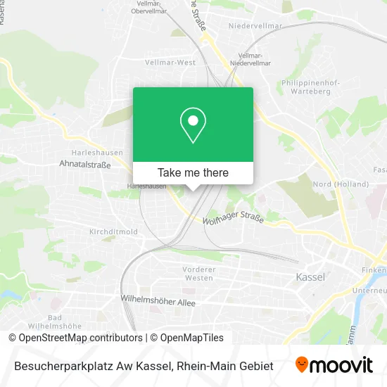 Карта Besucherparkplatz Aw Kassel