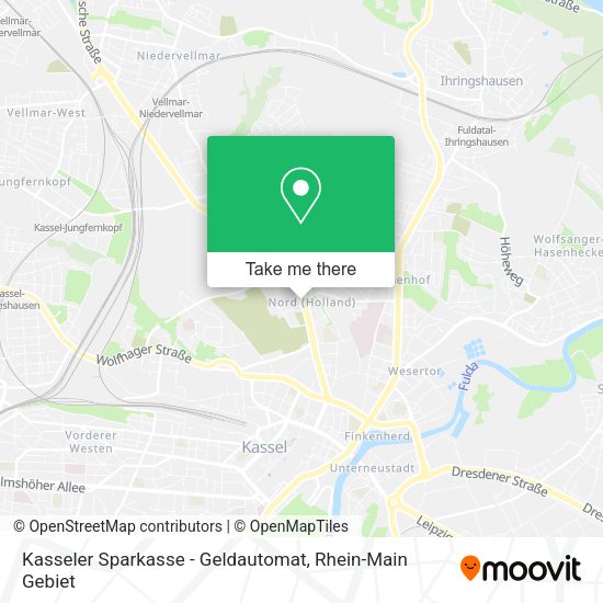 Карта Kasseler Sparkasse - Geldautomat