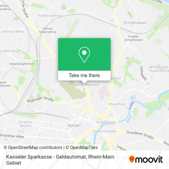 Карта Kasseler Sparkasse - Geldautomat