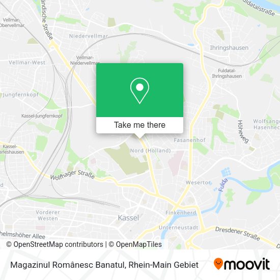 Карта Magazinul Românesc Banatul