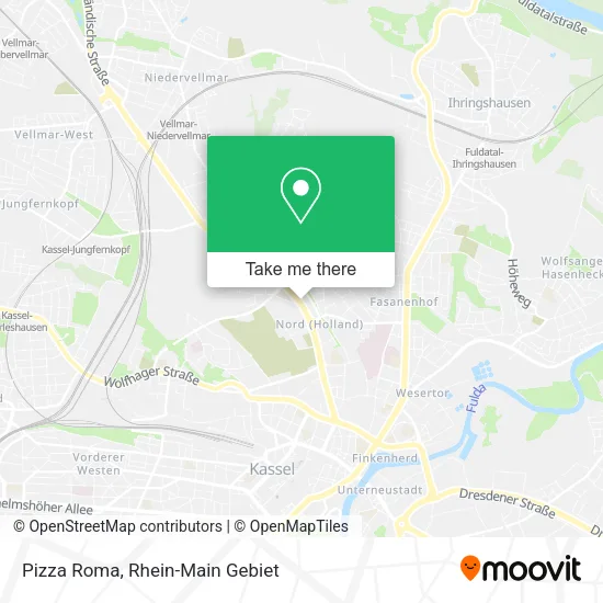 Карта Pizza Roma