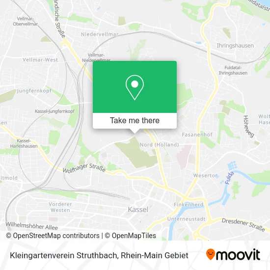 Карта Kleingartenverein Struthbach