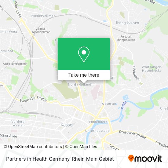 Карта Partners in Health Germany