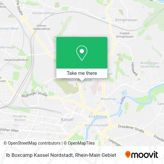 Карта Ib Boxcamp Kassel Nordstadt