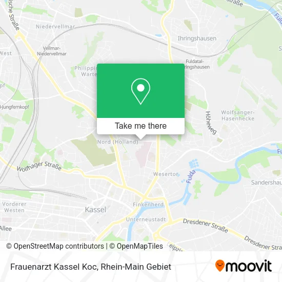Карта Frauenarzt Kassel Koc
