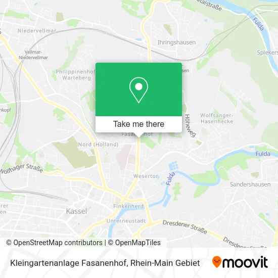 Карта Kleingartenanlage Fasanenhof