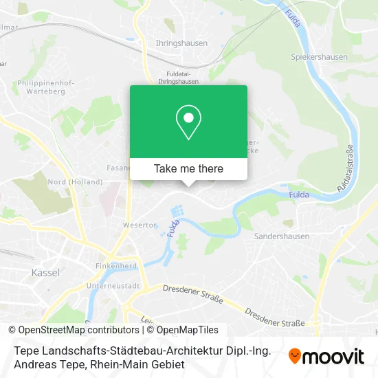 Карта Tepe Landschafts-Städtebau-Architektur Dipl.-Ing. Andreas Tepe