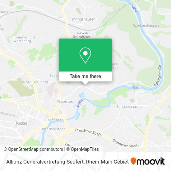 Карта Allianz Generalvertretung Seufert