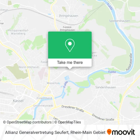 Карта Allianz Generalvertretung Seufert