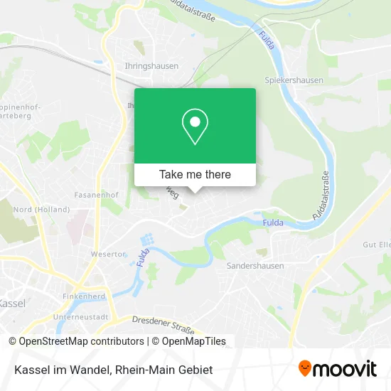 Карта Kassel im Wandel