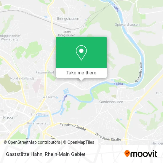 Карта Gaststätte Hahn