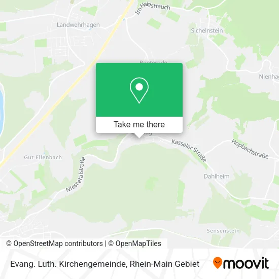 Карта Evang. Luth. Kirchengemeinde