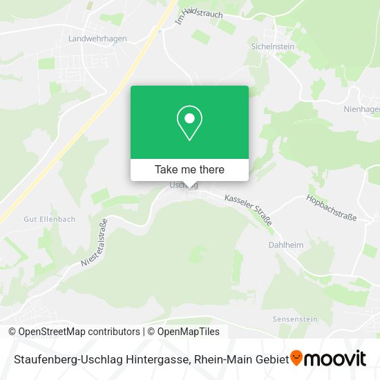 Карта Staufenberg-Uschlag Hintergasse