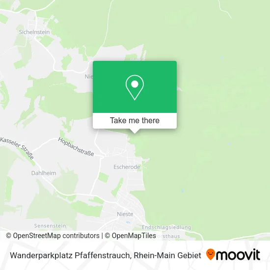 Карта Wanderparkplatz Pfaffenstrauch