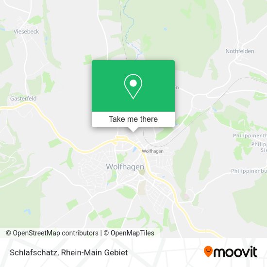 Карта Schlafschatz