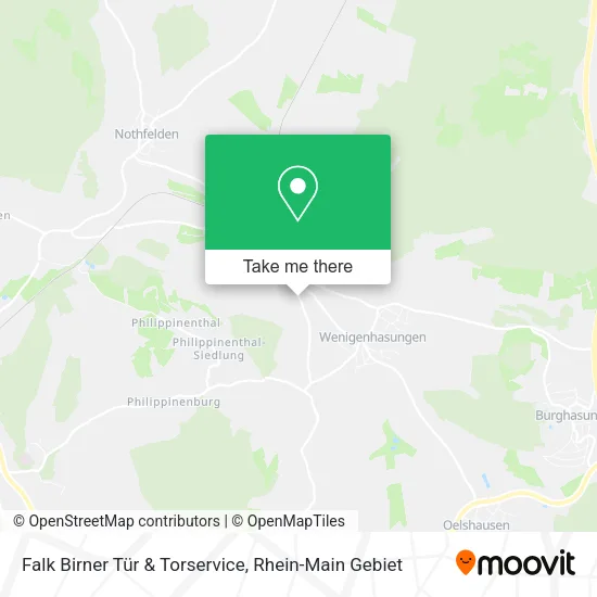 Карта Falk Birner Tür & Torservice