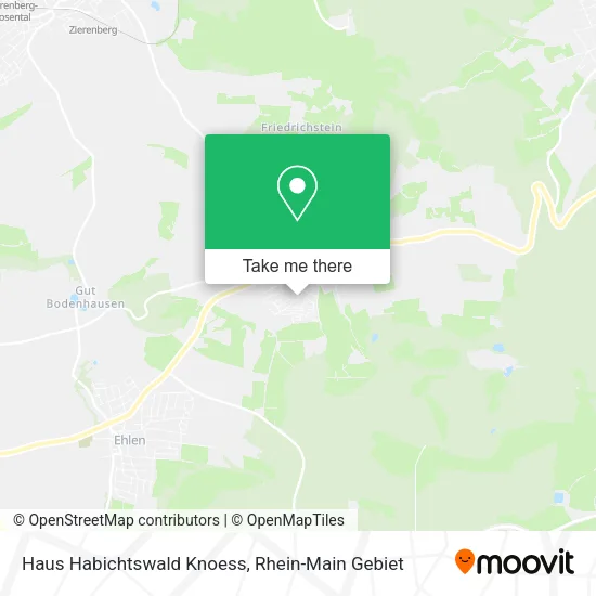 Карта Haus Habichtswald Knoess