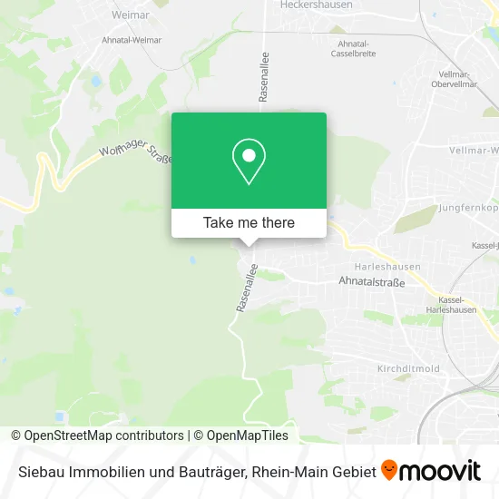 Карта Siebau Immobilien und Bauträger