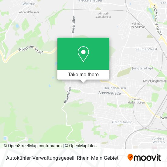 Карта Autokühler-Verwaltungsgesell