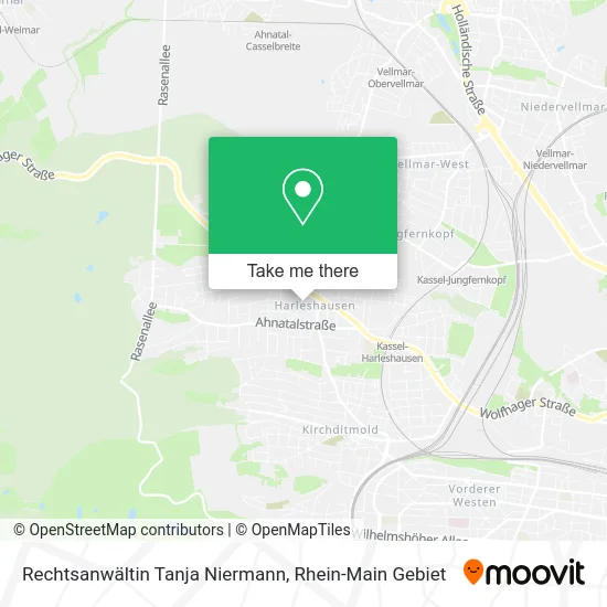 Карта Rechtsanwältin Tanja Niermann