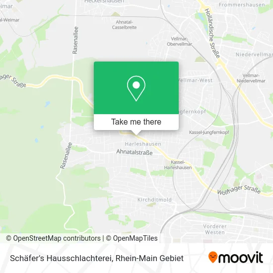 Карта Schäfer's Hausschlachterei