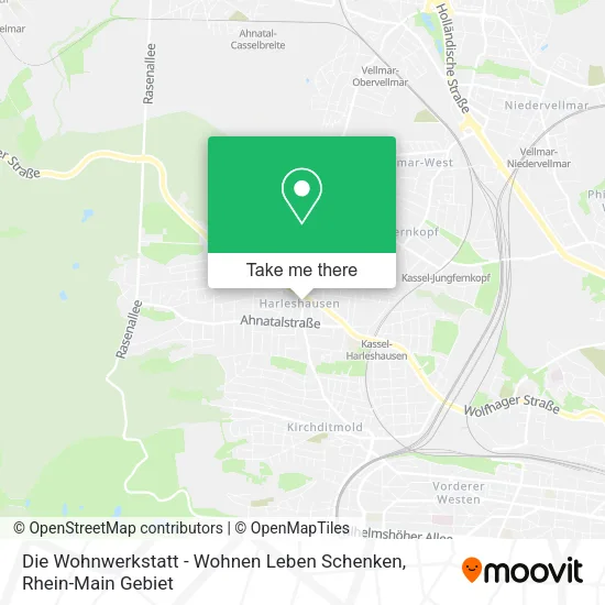 Карта Die Wohnwerkstatt - Wohnen Leben Schenken