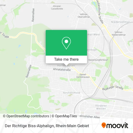 Карта Der Richtige Biss-Alphalign