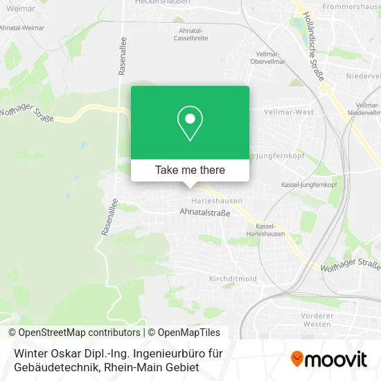 Карта Winter Oskar Dipl.-Ing. Ingenieurbüro für Gebäudetechnik