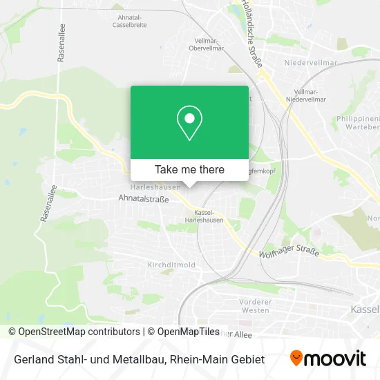 Карта Gerland Stahl- und Metallbau