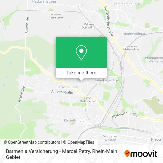 Карта Barmenia Versicherung - Marcel Petry