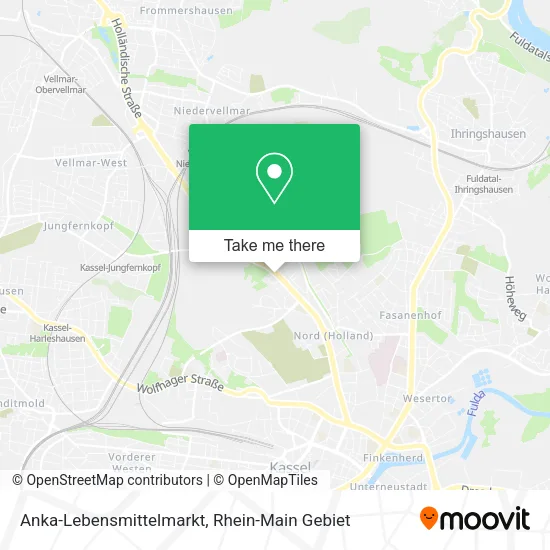 Карта Anka-Lebensmittelmarkt