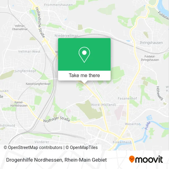 Карта Drogenhilfe Nordhessen